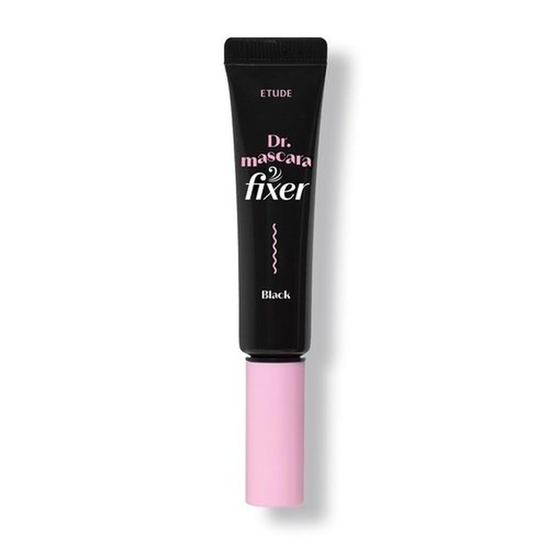 ETUDE Dr. Mascara Fixer - Long-Lasting Curl Hold & Smudge-Proof Formula | Vegan Black (0.203 Fl Oz)