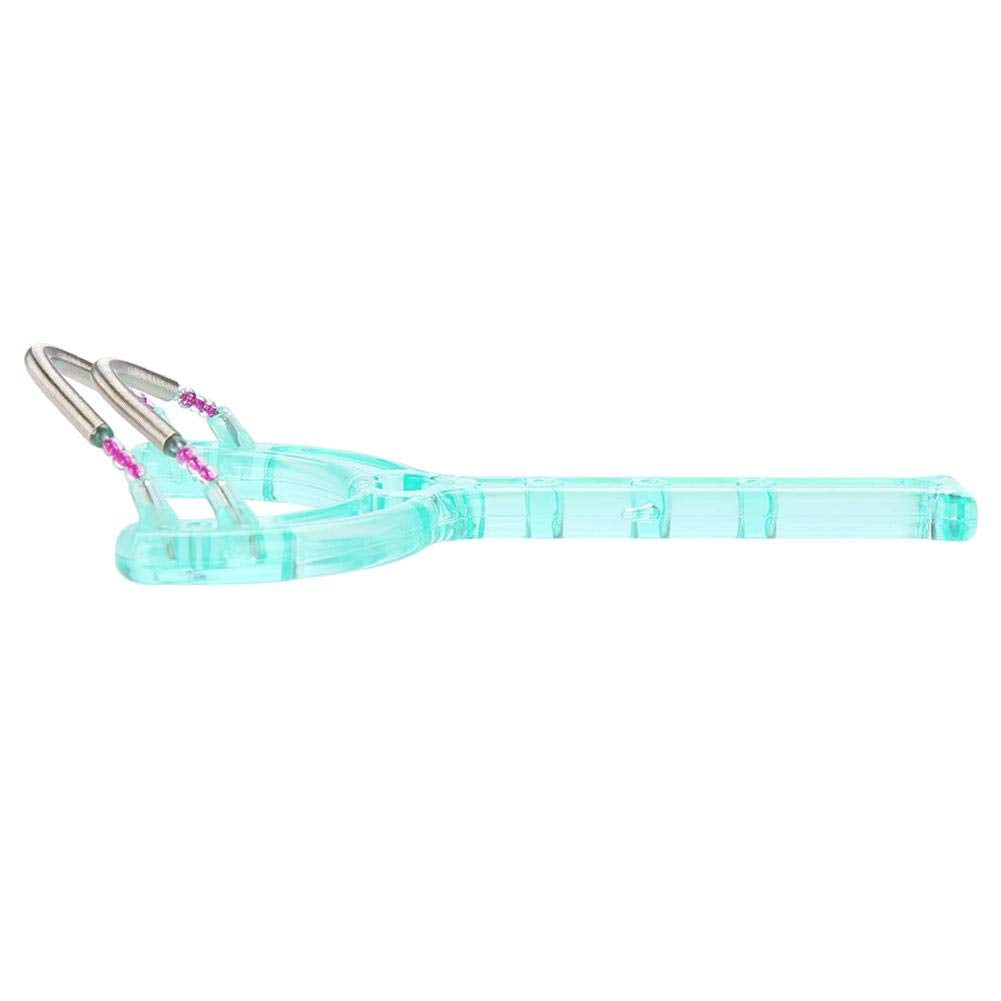 ANGGREK Hair Remover Portable Face Lips Hair Epilator Removal Plastic Spring Device Beauty Tool 2 Colors(Green)