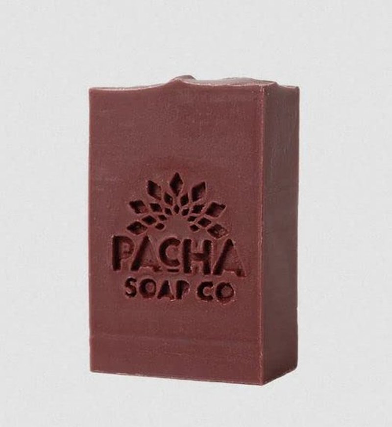 PACHA SOAP Spiced Pomegranate Bar Soap - Nourishing 4 Oz Cleansing Bar for All Skin Types