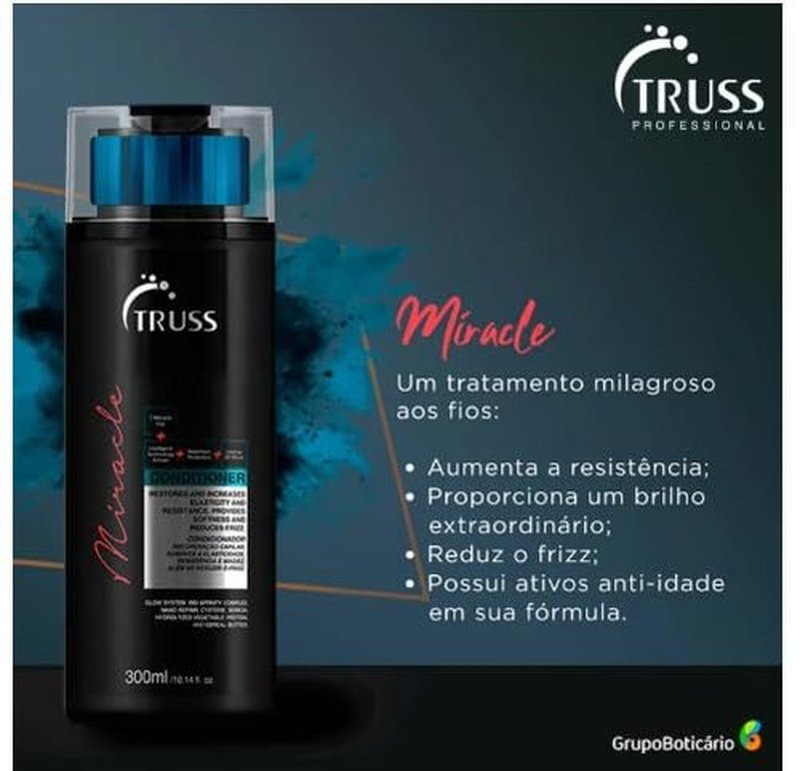TRUSS Miracle Conditioner - Nourishing Formula for Healthy Hair | 300ml (10.14 fl. oz.)