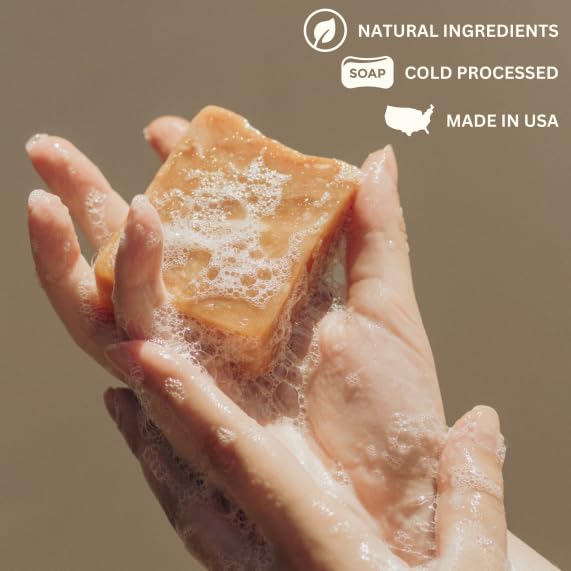 Varina Natural Clean Cotton Bar Soap - Gentle Cleansing for Sensitive Skin | Fresh Scent - 3 Pack