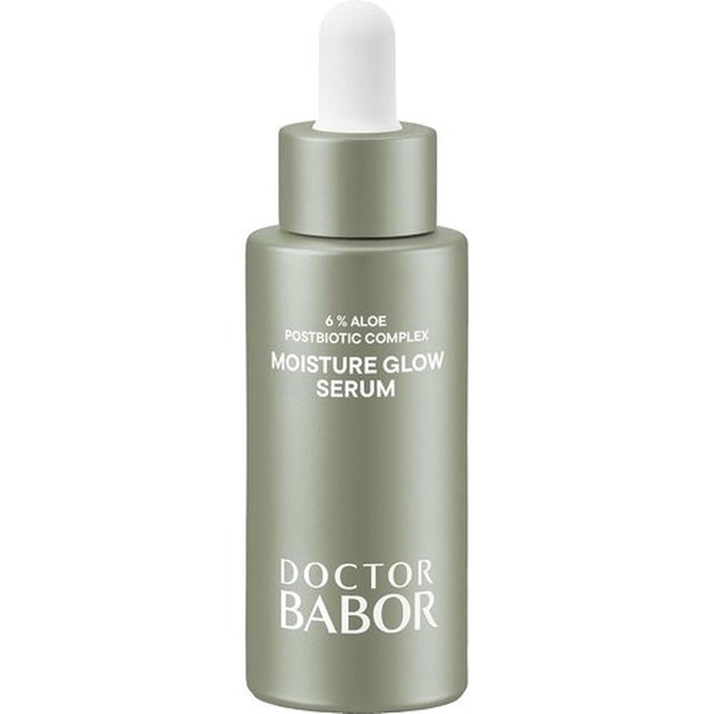 BABOR Microbiomic Moisture Glow Serum, Probiotic Face Serum with Light Reflecting Pigments to Give Skin Radiant Glow, Hyaluronic Acid & Aloe Vera for Plump Moisturized Skin, 1 oz