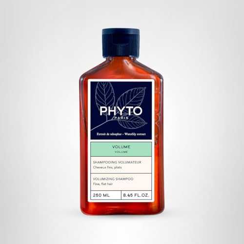 PHYTO VOLUME Volumizing Shampoo, Lightweight, For Fine Hair and Thin Hair, Instant Volume, 8.45 fl. oz