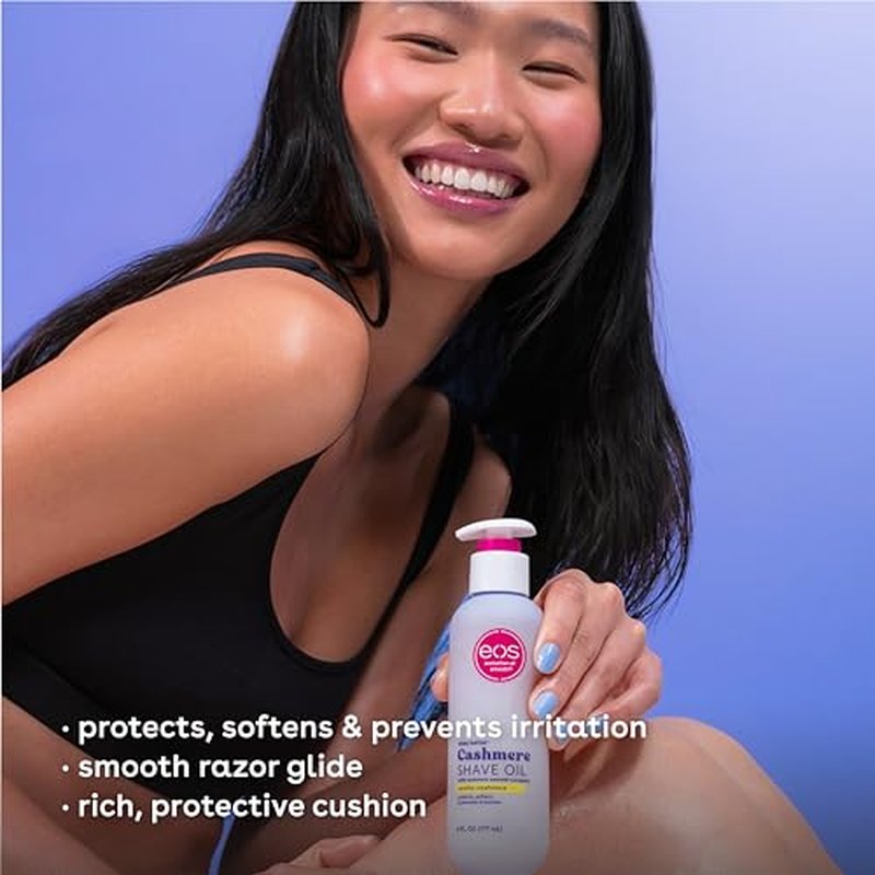 eos Shower Essentials Bundle- Body Lotion, Body Wash, Shave Oil - Vanilla Cashmere