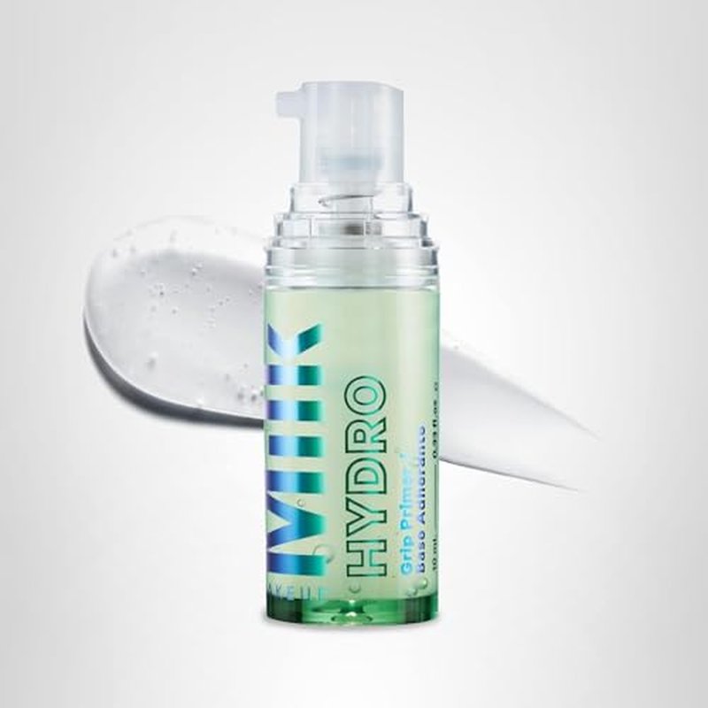 Milk Makeup Hydro Grip Primer with Hyaluronic Acid + Niacinamide – Hydrating Face Primer Grips Makeup for Up to 12 Hours – Silicone-Free, Lightweight Gel with Dewy Finish – 0.33 oz