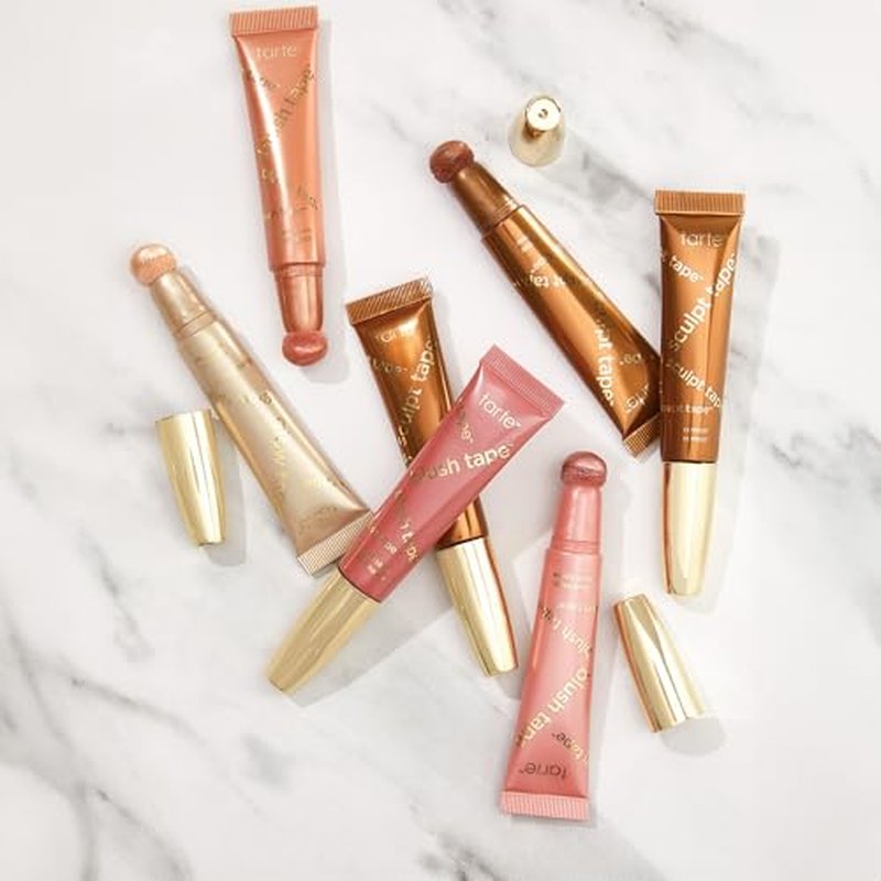 tarte sculpt tape contour – Lightweight Cream Bronzer with Shea Butter for Blendable, Buildable Contour & Natural Looking Sculpted Glow, Vegan & Cruelty-Free, full size, soft bronze
