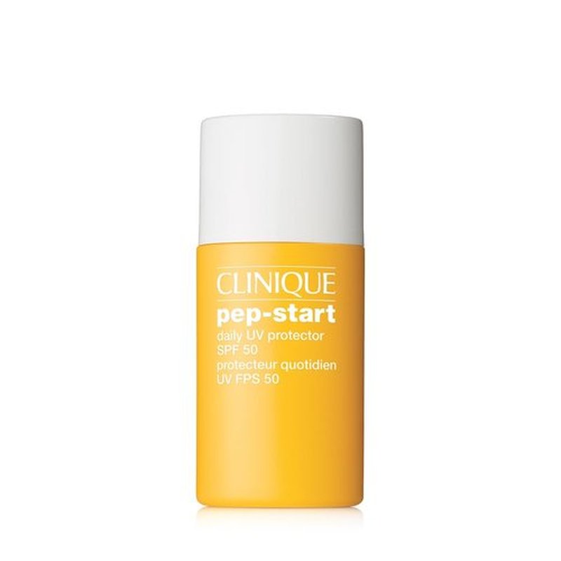 Clinique Pep-Start Daily UV Protector SPF 50 - Broad Spectrum Sunscreen for Sensitive Skin, 1 Fl Oz