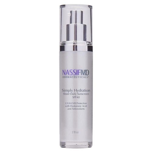 NassifMD Simply Hydration SPF 40 - Sheer Sunscreen for Ultimate Skin Protection