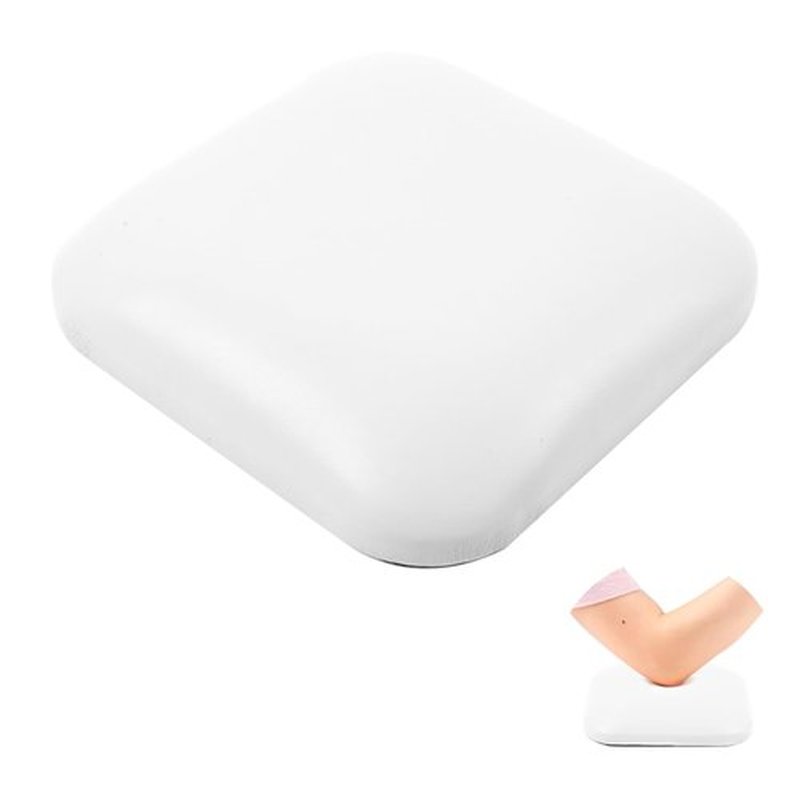 Nail Tech Elbow Rest, Soft Elbow Rest for Nail Tech, Elbow Pad Arm Rest for Nails, Nail Arm Rest for Elbow, Nail Arm Rest for Nail Tech, Elbow Rest for Nail, Nail Tech Supplies (White)