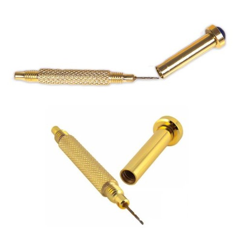 DANNEASY 1070pcs Nail Art Dangle Charm Piercing Tool Hand Drill Charms Jump Rings Connectors Accessories for Jewelry Craft Making (Gold)
