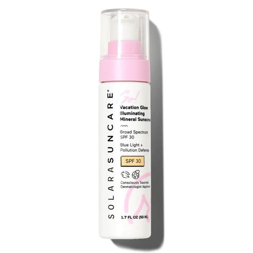 Solara Suncare - Go! Vacation Glow Tinted Moisturizer SPF 30 | EWG Verified, Vegan & Reef Friendly | Unscented, Lightweight (1.7 fl oz | 50 ml)
