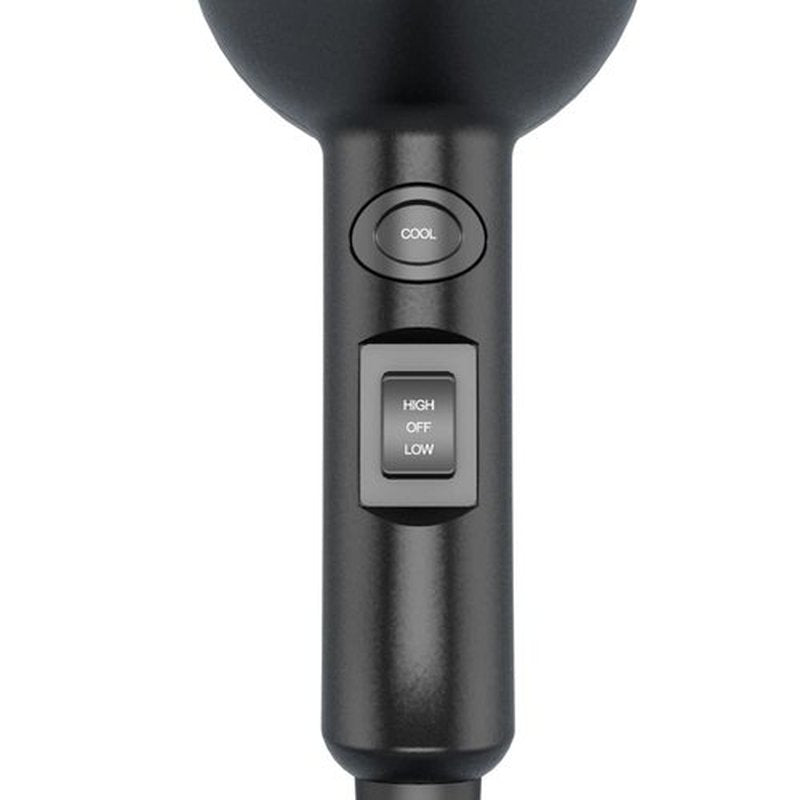 Mini Blow Dryer Ceramic Ionic 1000 Watts for Painting and Acrylic Pouring, Small Hair Dryer Compact and Lightweight for Kids and Travel, 2 Speed Settings and Cool Shot Plus Concentrator, Black