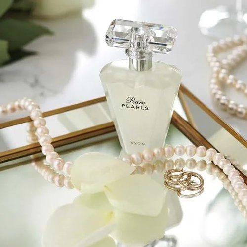 AVON Rare Pearls Eau De Parfum for Women - Soft Floral Fragrance with Magnolia, White Pepper & Rosewood - Long-Lasting 1.7 fl oz Travel Size