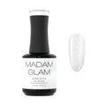 Madam Glam - White Cat Eye Gel Polish 15ml 0.5 fl/oz - Nail Art Enhancement - Magnetic Effect - Long-Lasting, Vibrant, Vegan, Hema-Free