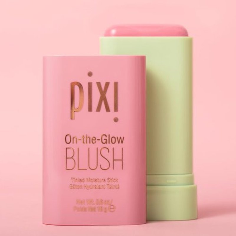 Pixi On-the-Glow Blush Stick - Hydrating Tinted Moisture for Cheeks & Lips | Fleur, 19g / 0.6 oz
