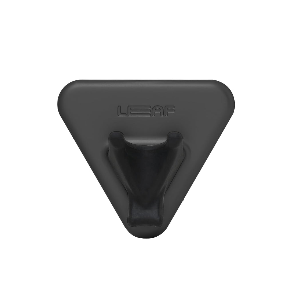 Leaf Shave | Shower Holder, Black - Bathroom Adhesive Razor Wall Hook Compatible Only with The Leaf Razor, Twig Razor, and Thorn Razor
