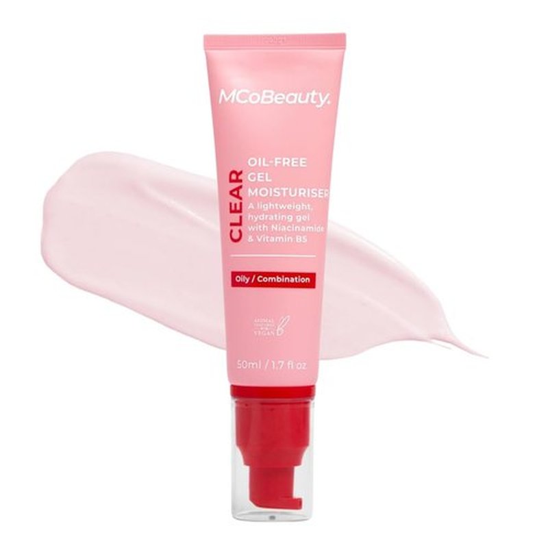 MCoBeauty - Oil-Free Gel Face Moisturizer - Lightweight Hydrating Formula for Shine-Free Skin | Vegan & Cruelty-Free