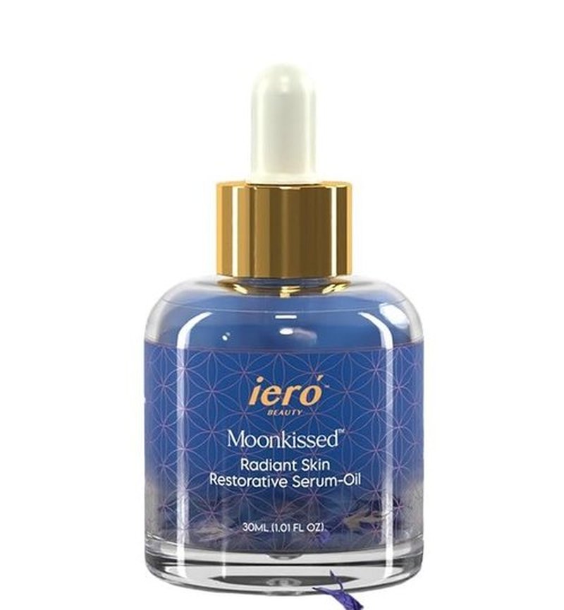 ieró Beauty Moonkissed Radiant Skin Restorative Serum-Oil, Face Oil Moisturizer, Anti Aging Hydrating Treatment, Luminous Glow for All Skin Types, Made in Italy — 1 FL OZ/30ML