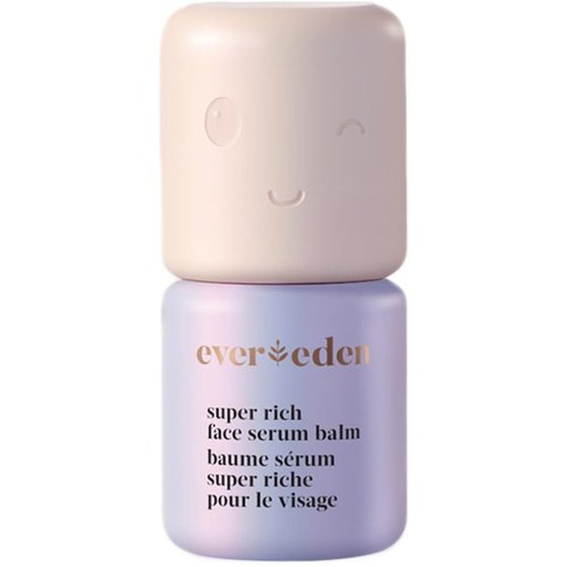 Evereden Super Rich Hydrating Face Serum Balm: Clean & Vegan, Soothing & Nourishing Moisturizer Stick for Harsh, Cold Climates - With Syberian Chaga, Ceramides, & Seaberry Seed Oil