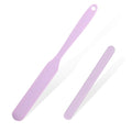 silicone wax applicator Non-stick Waxing Applicator Hair Removal Sticks Applicator Spatula Reusable Hard Wax Scraper for Home Salon Body Use (2pc purple)