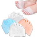 2025 New Silicone Toe Separators 4 Pairs Bunion Corrector Bunion Corrector Cushion, Metatarsal Pads for Men Women Straighten Overlapping Toes, Realign Crooked Toes