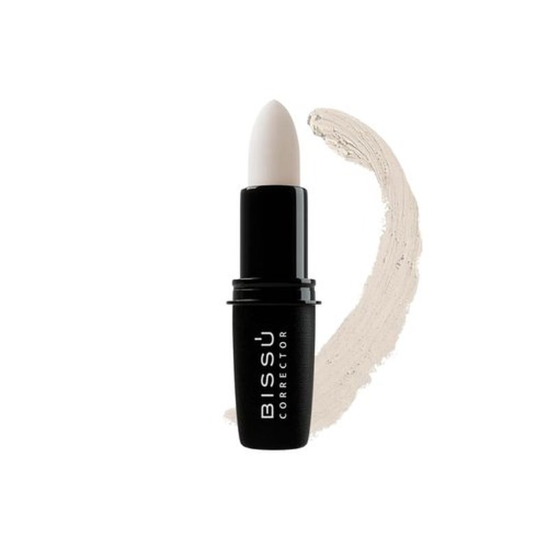 Bissú Stick Correcting Concealer - 15 Versatil Shades, Natural Finish, Contouring, Highlighting, Easy Application, 4,7 grms (White, Stick)