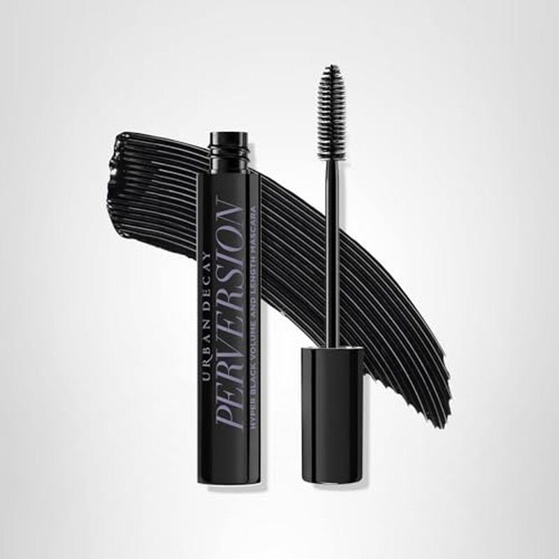Urban Decay Perversion Volumizing Mascara - Intense Black Lengthening Mascara, Smudge-Resistant, Flake-free, Buildable Lash Volume & Length, Curling & Separating, Vegan Formula - 0.34 fl oz