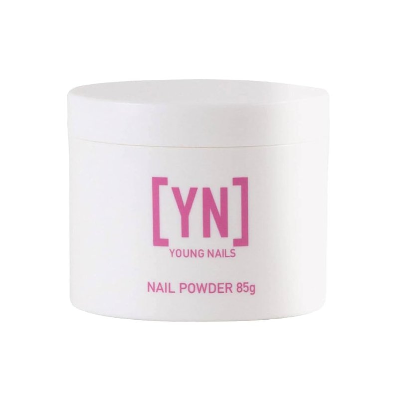 Young Nails Acrylic Core Powder - Professional Self-Leveling Nail Powder for Extensions | Clear, Nude, Pink, White - 85g