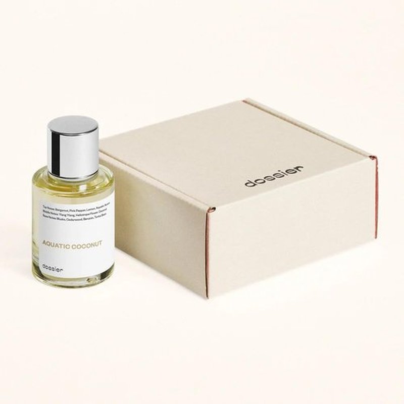 Dossier Aquatic Coconut | Beach Walk Inspired Fragrance - Fresh & Tropical Scent