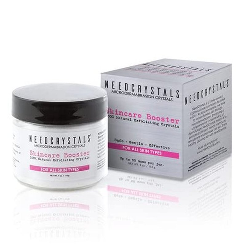 NeedCrystals Microdermabrasion Crystals - Natural Facial Scrub for Exfoliating Dull Skin | 4 oz.