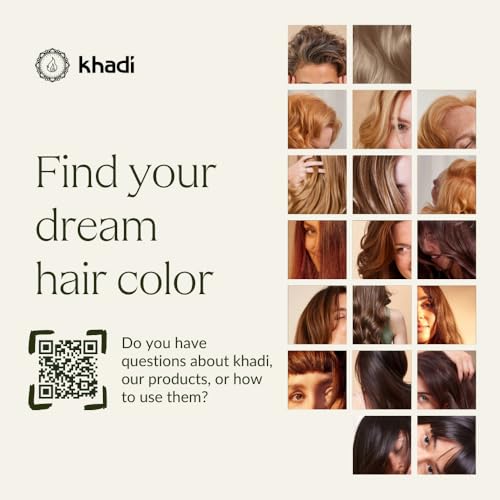 khadi MAHOGANY Natural Hair Color - Hair Color for a velvety, earthy red to intense dark red-brown - 100% herbal & natural - 3.5 oz