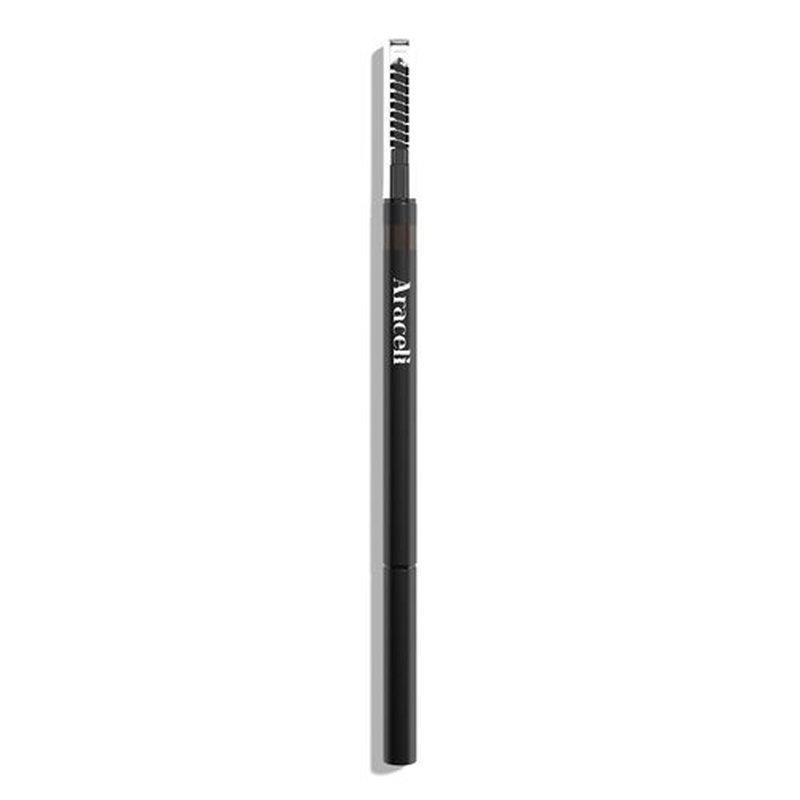 Araceli Beauty Eyebrow Pencil - Ultra-Slim Precision Tip & Spoolie for Long-Lasting, Water-Resistant Brows | Dark Brown