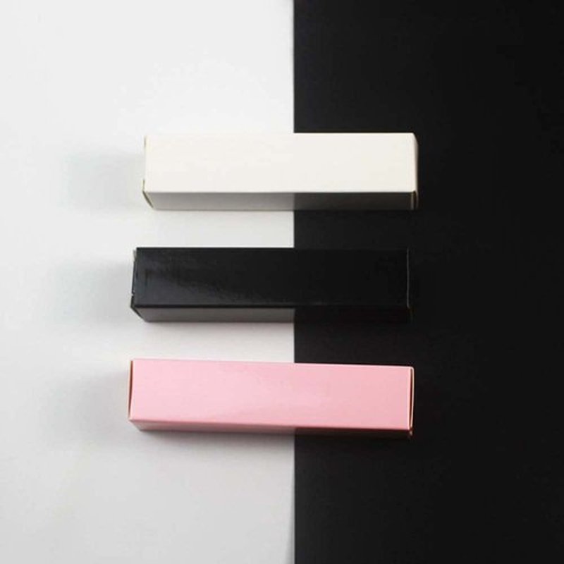 COSIDEA 50 PCS Empty Pink Lip Gloss Boxes W23 xW23 xH103mm / 0.9*0.9*4.05 inch inch, Cosmetic Perfume / Mascara Box Packaging for Small Business Wholesale, small Kraft Paper Box Luxury Holder Wrapping