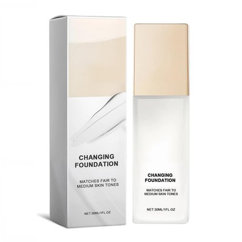 Skiennix Color Changing Foundation - Lightweight Liquid Concealer for Mature Skin | Universal Tone (1pcs)