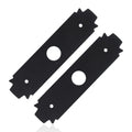 AMTHKNO AC04215 Reversible Heavy Duty Hardened Steel Edger Blade - for Replacement Ryobi 8 Inch Edger Blade, Fits Edgers Models UT50500, UT15518, RY15518, RYEDG11, P2310 and P2300B. (2)