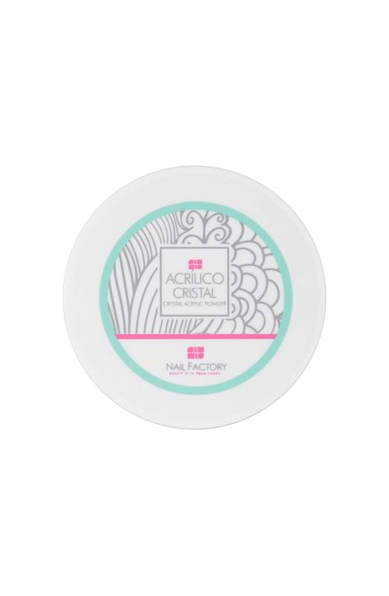 NAIL FACTORY - PROFESSIONAL GRADE CLEAR ACRYLIC POWDER 7 OZ, Professional Acrylic Powder for Sculpting & Building Nails.
