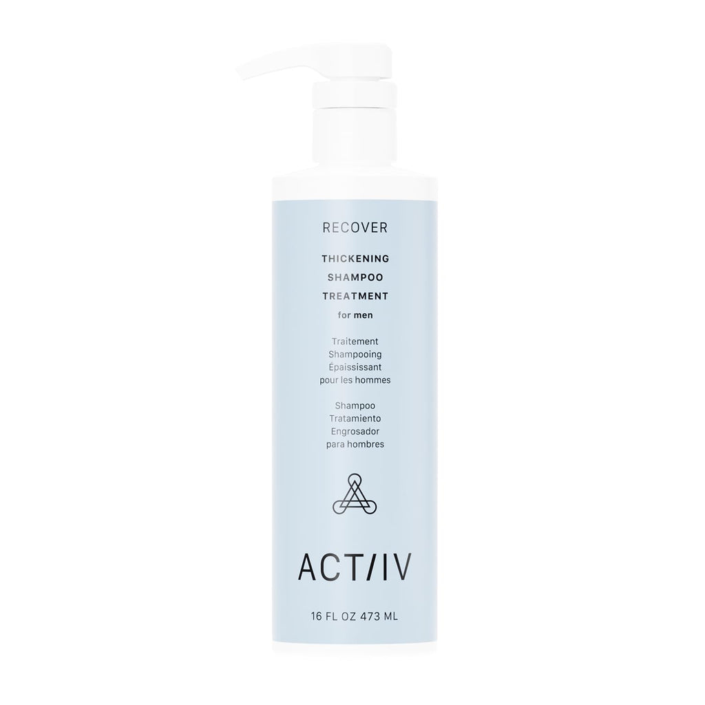 ACTIIV Recover Thickening Shampoo Treatment For Men | Fuller Hair, 16 Fl Oz