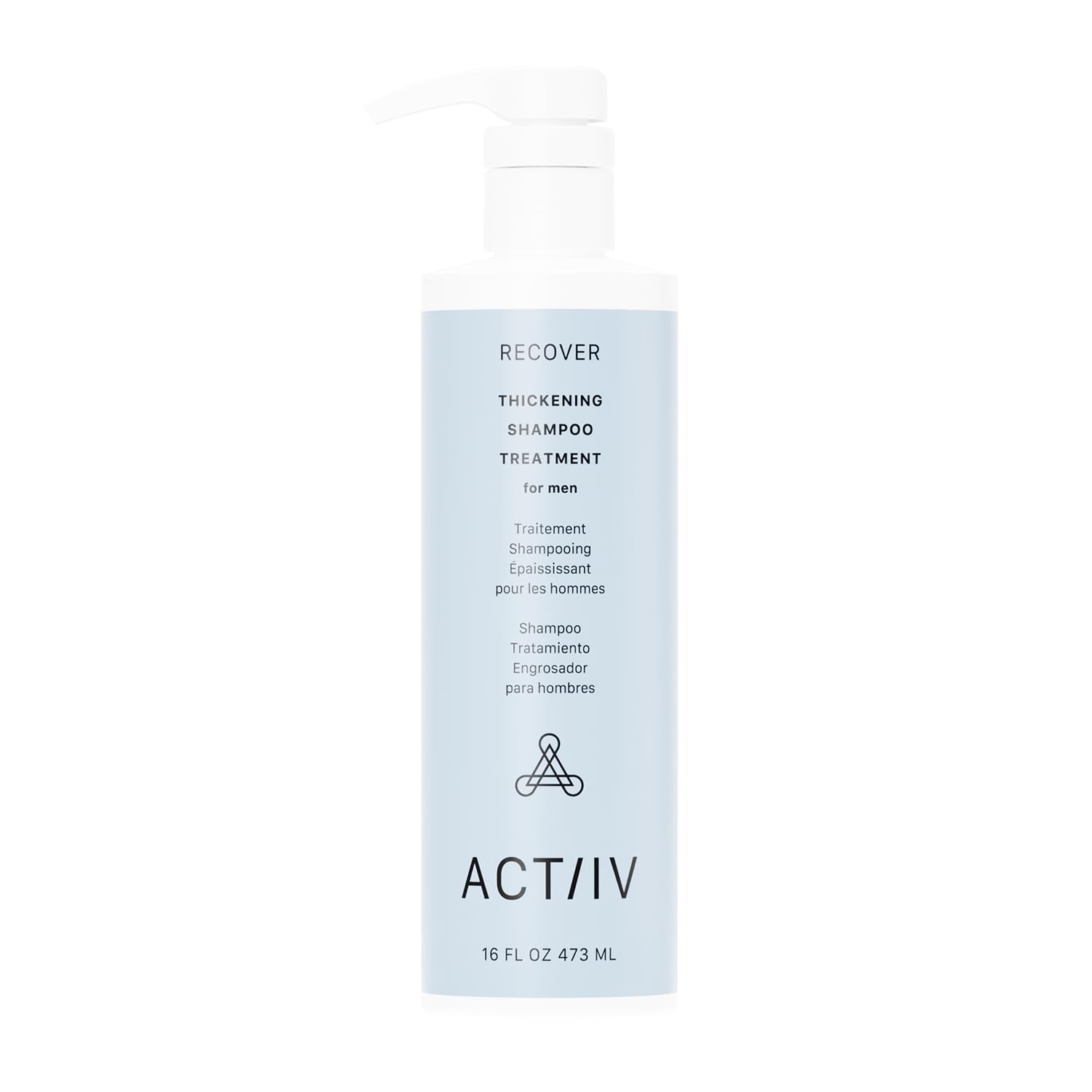 ACTIIV Recover Thickening Shampoo Treatment For Men | Fuller Hair, 16 Fl Oz