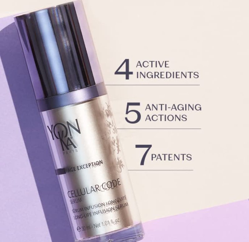 Yonka Cellular Code Serum - Anti-Aging Face Serum for Firm Skin & Wrinkle Reduction | Paraben-Free | 1.01 fl oz