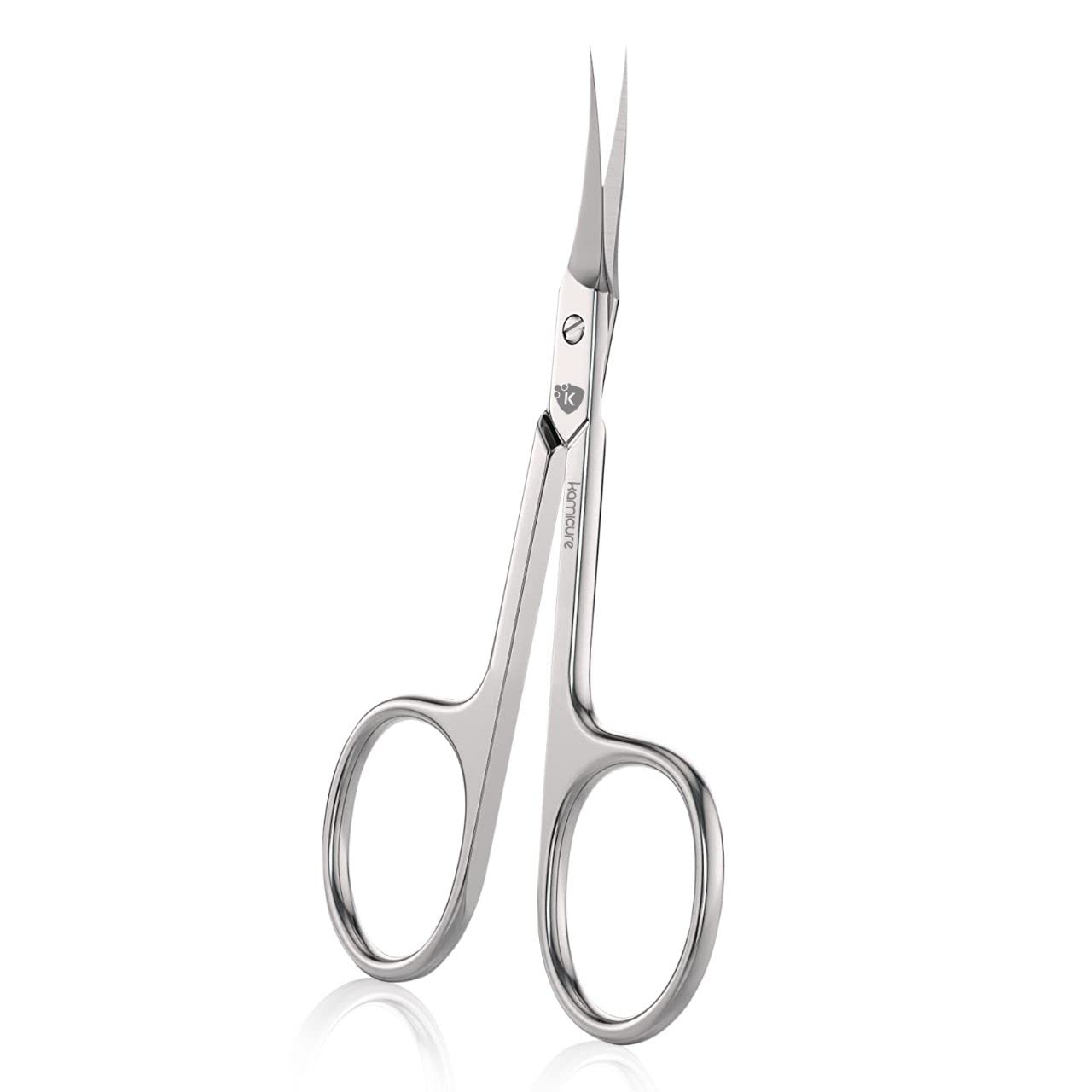 KAMICURE | Extra Fine Cuticle Scissors for Men Women - Multi Purpose Small Manicure Scissors, Pedicure, Finger & Toe Nail Scissors, Eyebrow Scissors