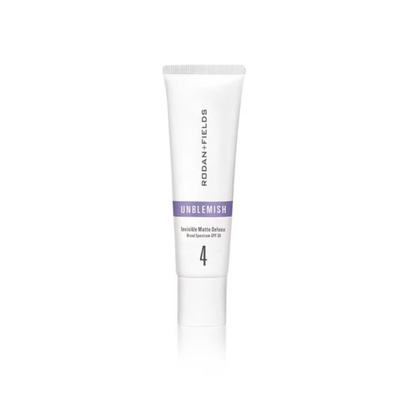 Rodan + Fields UNBLEMISH Invisible Matte Defense SPF 30 - Broad Spectrum Sunscreen for Face & Neck
