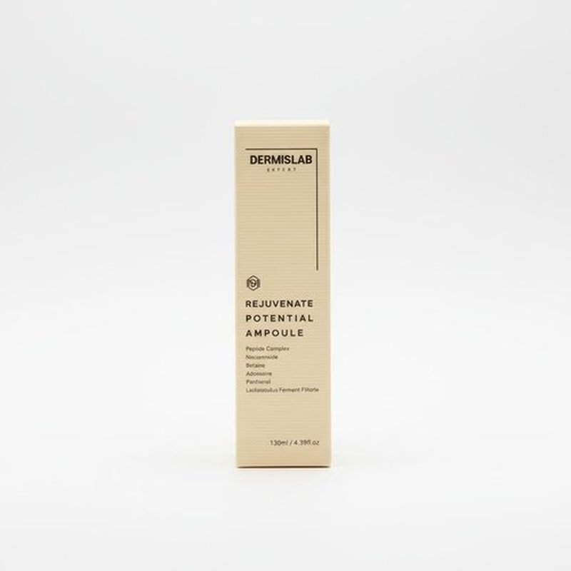 DERMISLAB Rejuvenate Potential Ampoule – Korean Skincare Collagen + Hyaluronic Acid Firming & Hydrating Serum for Smooth, Youthful-Looking Skin | Lightweight Daily Facial Ampoule 130 ml / 4.40 oz