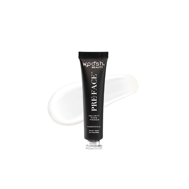 Woosh Beauty Pre•Face Primer - Hydrating, Long-Lasting Vegan Formula | Pore Minimizer (Travel Size, 15 ml)