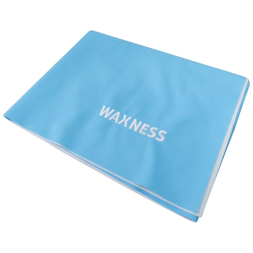 Waxness Non-Sticky Sugaring and Waxing Pad – 72 x 27 Inch size, Baby Blue Colour – Reusable Polyurethane Cover for Waxing and Treatment Tables