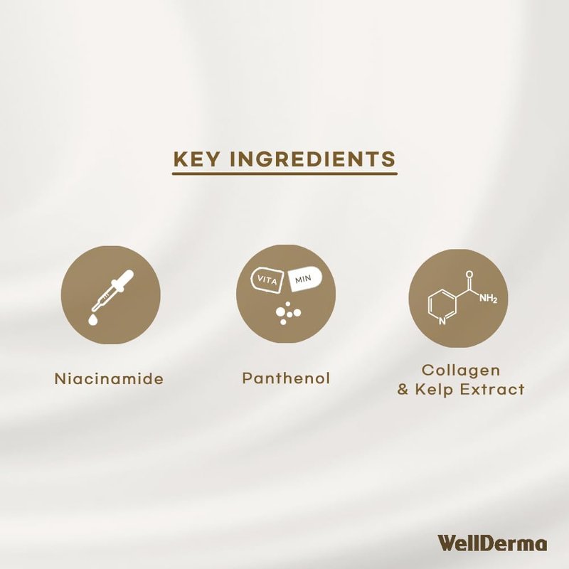 WELLDERMA Sapphire Collagen Impact Hydrogel Fitting Mask, 25g x 4 Sheets – Hydrating & Firming Micro-Hole Sheet Mask with Collagen Water 850,294ppm, Niacinamide & Peptides