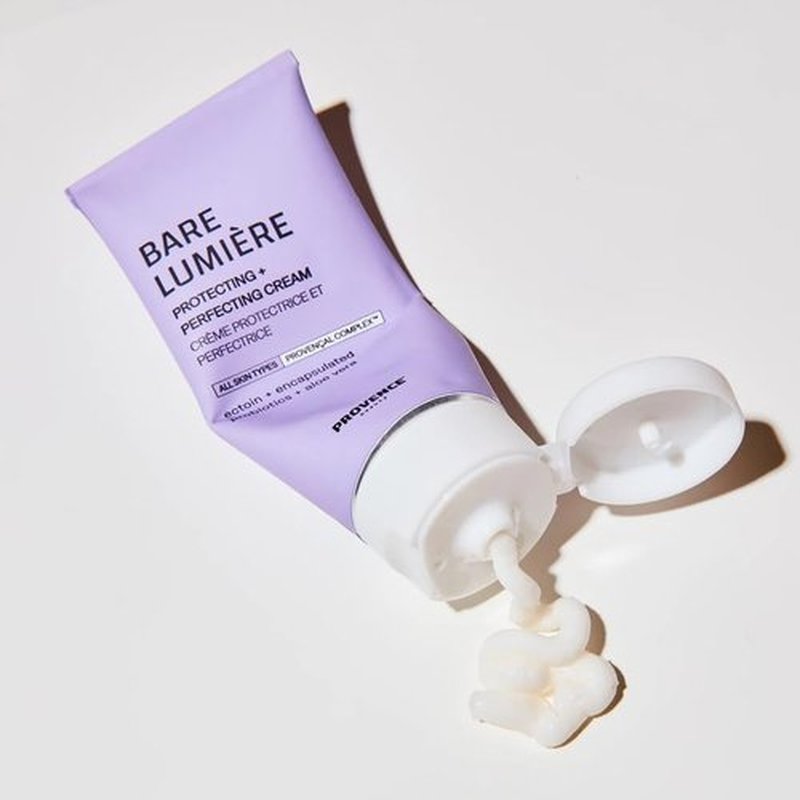 Provence Beauty BARE LUMIÈRE Skin Barrier Repair Cream – 5-in-1 Face Moisturizer with Ectoin, Encapsulated Probiotics & Aloe Vera – Hydrates, Primes, Boosts Glow & Strengthens the Skin – 2 fl oz