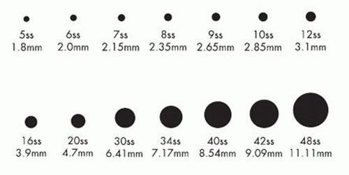 CRYSTAL GOLDEN SHADOW (001 GSHA) 144 pcs 2058/2088 SWAROVSKI Flatbacks rhinestones nail art mixed with Sizes ss5, ss7, ss9, ss12, ss16, ss20, ss30