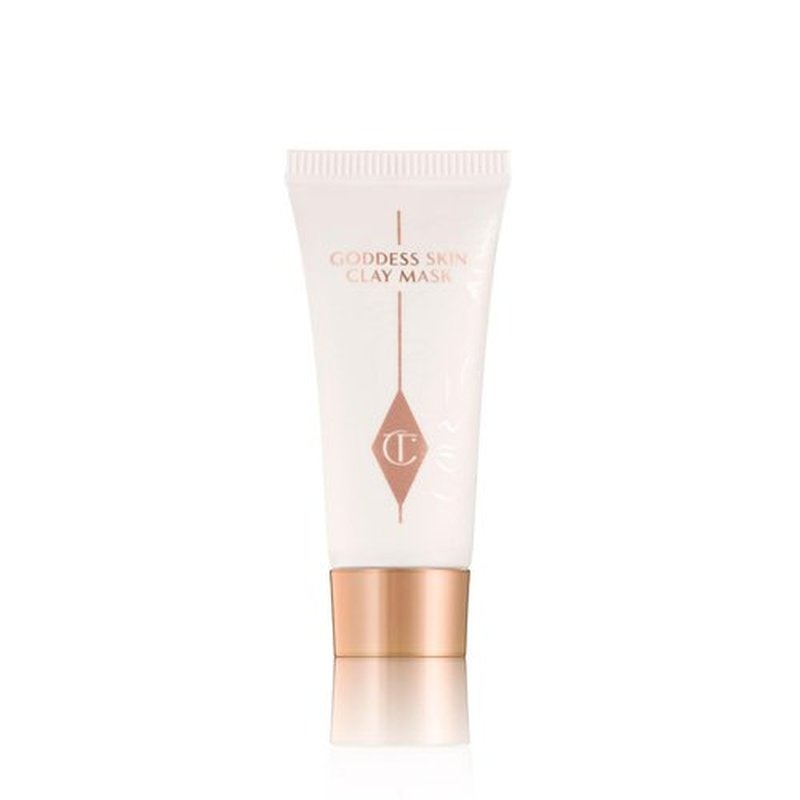 Charlotte Tilbury Goddess Skin Clay Mask - Hydrating Pore Tightening Face Mask with Vitamin C & Almond Oil | Luminous Glow