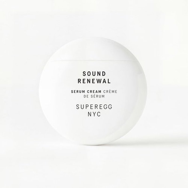 SUPEREGG Sound Renewal Serum Cream - Nourishing Formula for Luminous Skin | 60 ML / 2 FL OZ