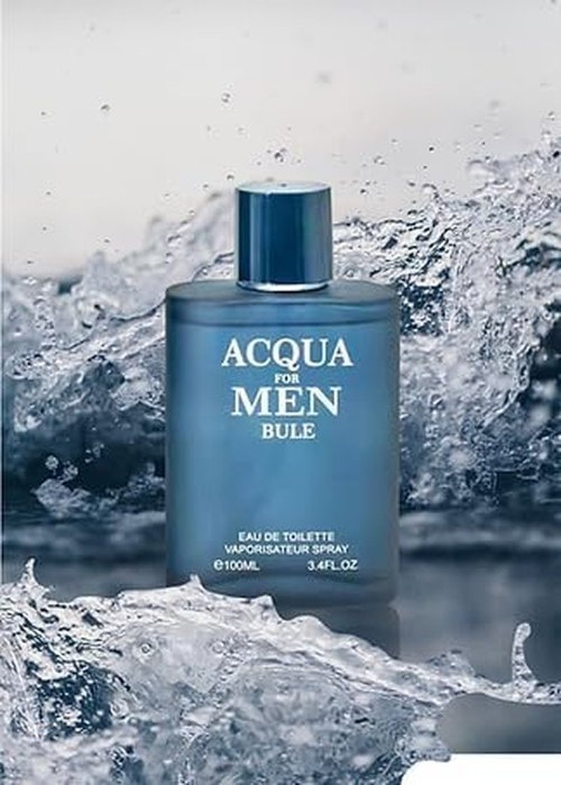 Acqua Cologne for Men - Eau de Toilette Trio with Bergamot, Jasmine & Cedarwood | 3.4oz (100ml) Each